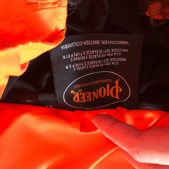 Mens safety parka jacket - Picture 3 of 3